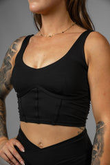 Sculpt Corset Crop Tank Top