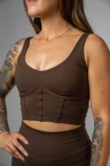Sculpt Corset Crop Tank Top