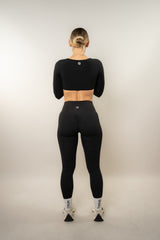 Tall 30" Effortless Scrunch Leggings - Black