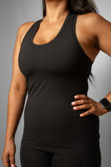 Effortless Full Length Tank - Black