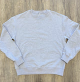 Luxury Loungewear Crewneck- Heather Grey