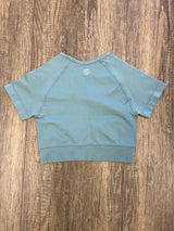 Seamless short sleeve cropped top-mint
