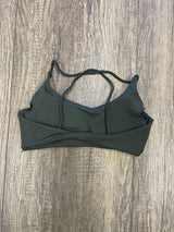 Seamless Impact Sports bra- Army Green