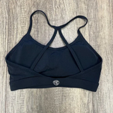Open Back sports bra- black