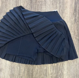 Pleated Skirt- Black
