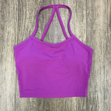 Crop Tank- Fuchsia