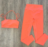 Aerosilk Top and Bottom Bundle- Neon Peach