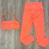 Aerosilk Top and Bottom Bundle- Neon Peach