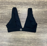 Effortless V Classic Sports Bra - Black