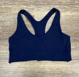 Original effortless swoop sports bra- Navy