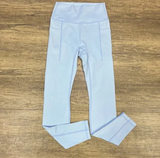 ORIGINAL Effortless Classic Pocket Leggings- Baby blue