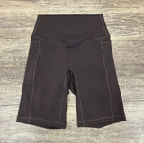 8" ORIGINAL Effortless Pocket Biker Shorts- Cocoa