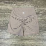 4" ORIGINAL Effortless Scrunch Shorts- Nude