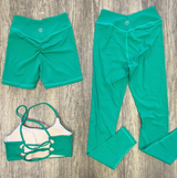 Aerosilk Top and Bottoms Bundle- Emerald Green