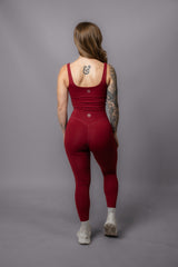 TYC Holiday Bundle - Effortless Square Neck Tank - Cranberry
