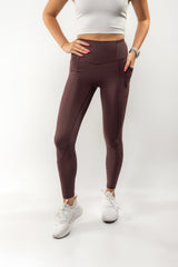 Effortless Heart Booty 2.0 Leggings - Deep Cabernet