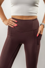 Effortless Heart Booty 2.0 Leggings - Deep Cabernet
