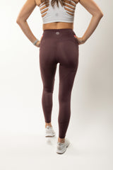 Effortless Heart Booty 2.0 Leggings - Deep Cabernet