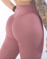 Tall 31" Effortless Scrunch Leggings- Sunkissed Coral