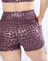 Moxie Heart Booty Shorts - Royalty