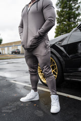 Hustle Joggers - Platinum Grey