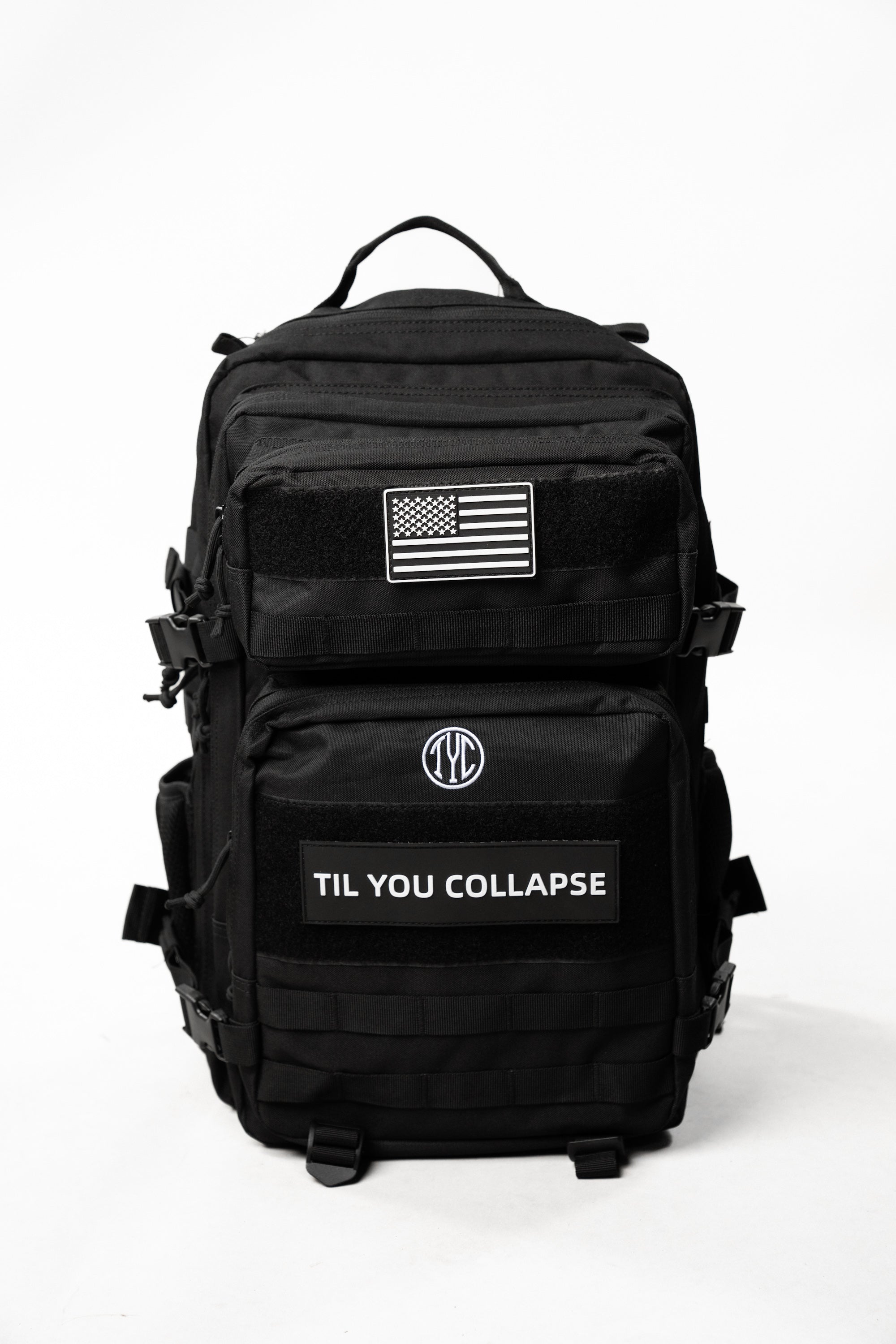 45L - TYC Tactical Backpack - Black – Til You Collapse