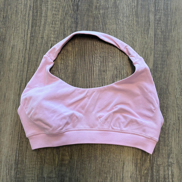 Contour Halter Top- Bubblegum Pink