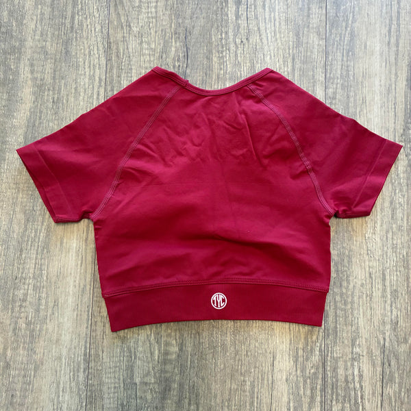 Contour Short Sleeve- Ruby Red