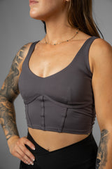 Sculpt Corset Crop Tank Top - Preorder