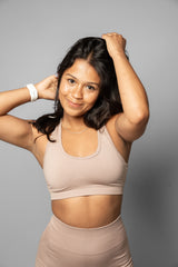 Luxe Neutral Sports bra