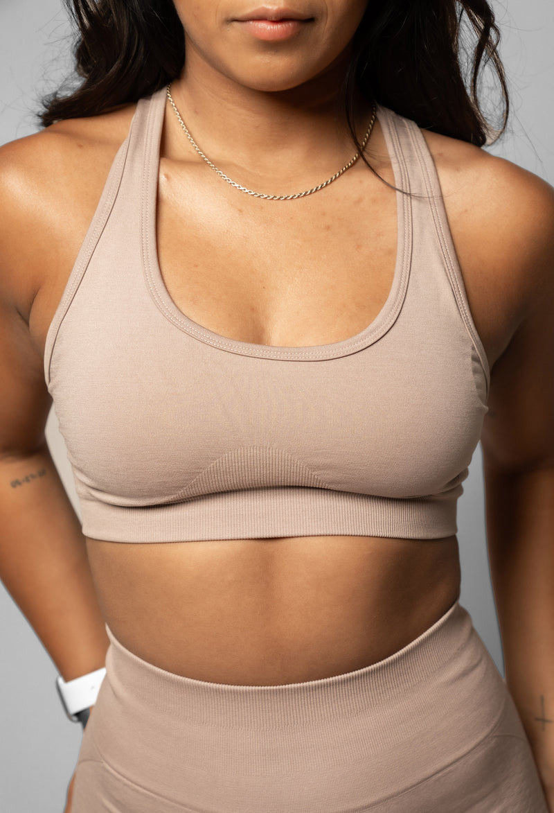 Luxe Neutral Sports bra