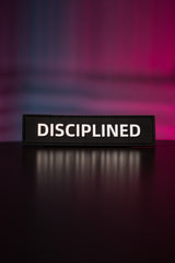 "DISCIPLINED" - Patch