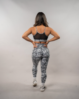 Effortless Heart Booty Leggings With Pockets - Prints