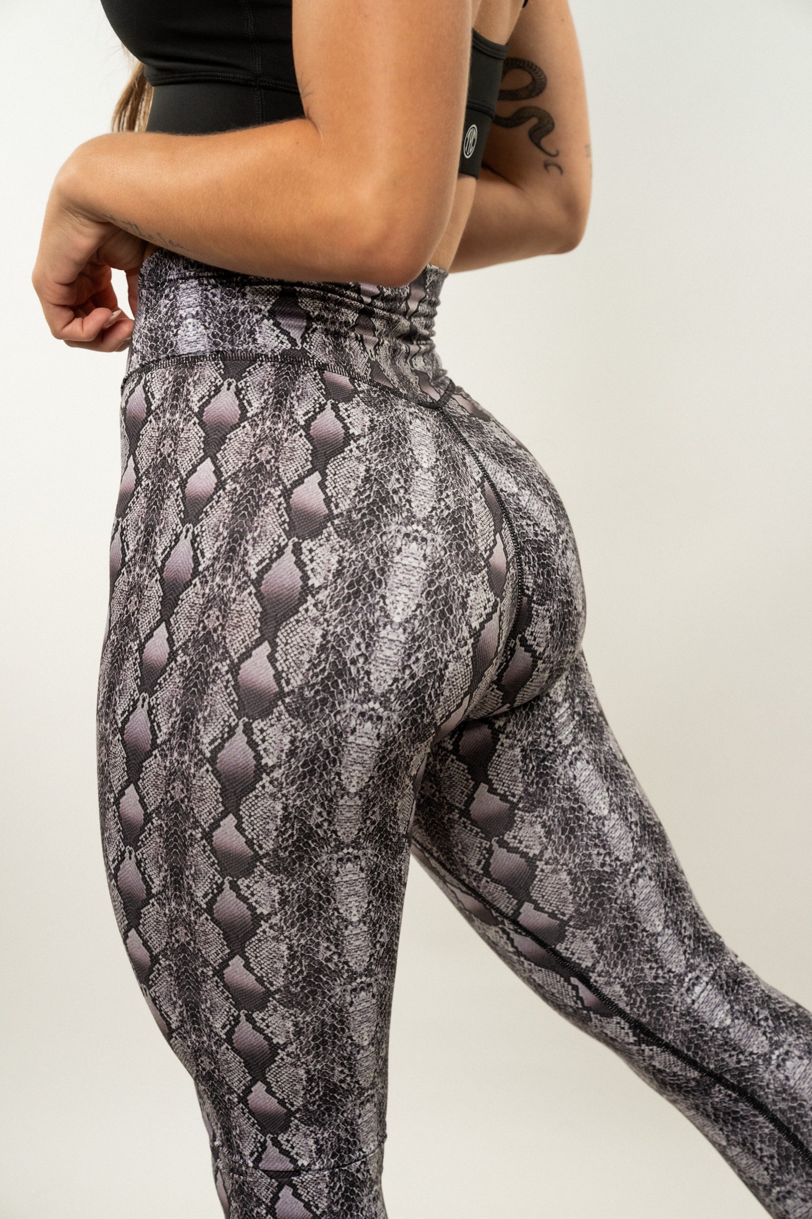Effortless Vortex Classic Leggings - Purple Python – Til You Collapse