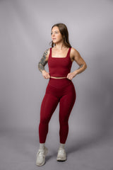 TYC Holiday Bundle - Effortless Classic Leggings - Cranberry