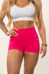 Resilient Heart Booty Shorts - Pretty In Pink