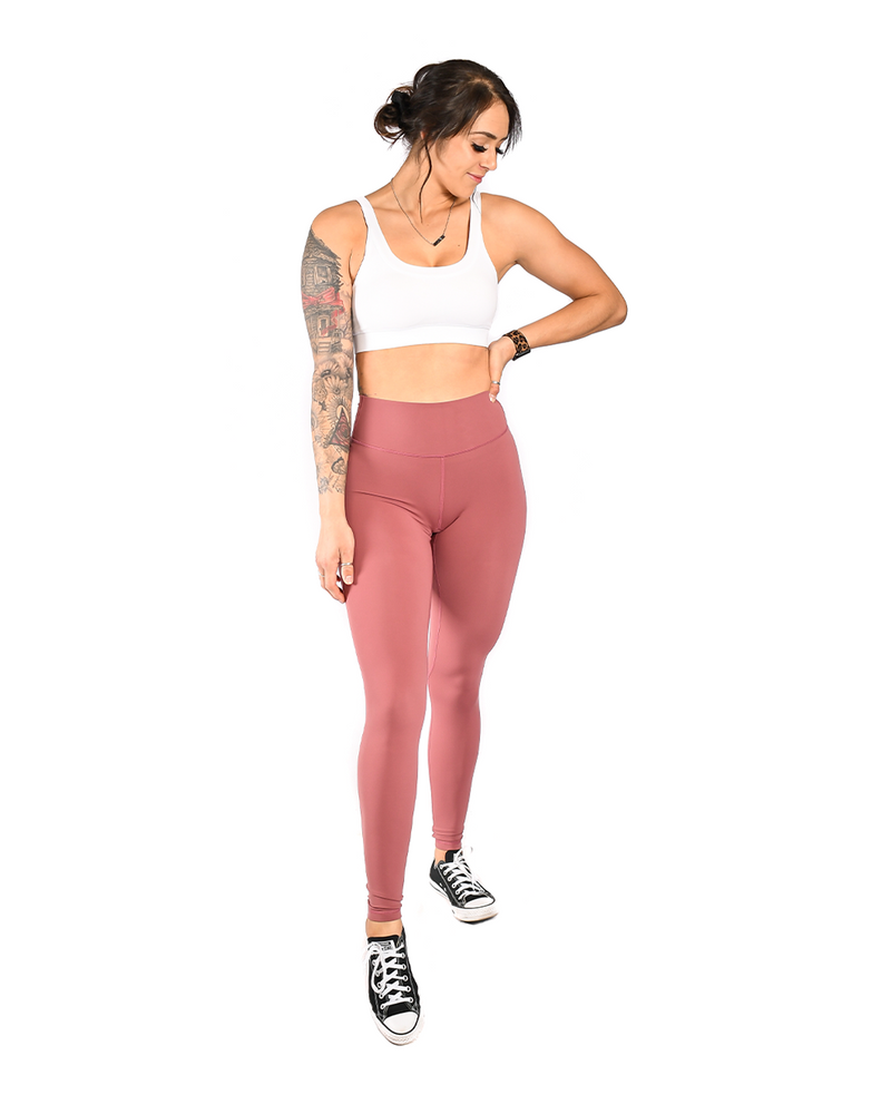 Tall 31" Effortless Scrunch Leggings- Sunkissed Coral