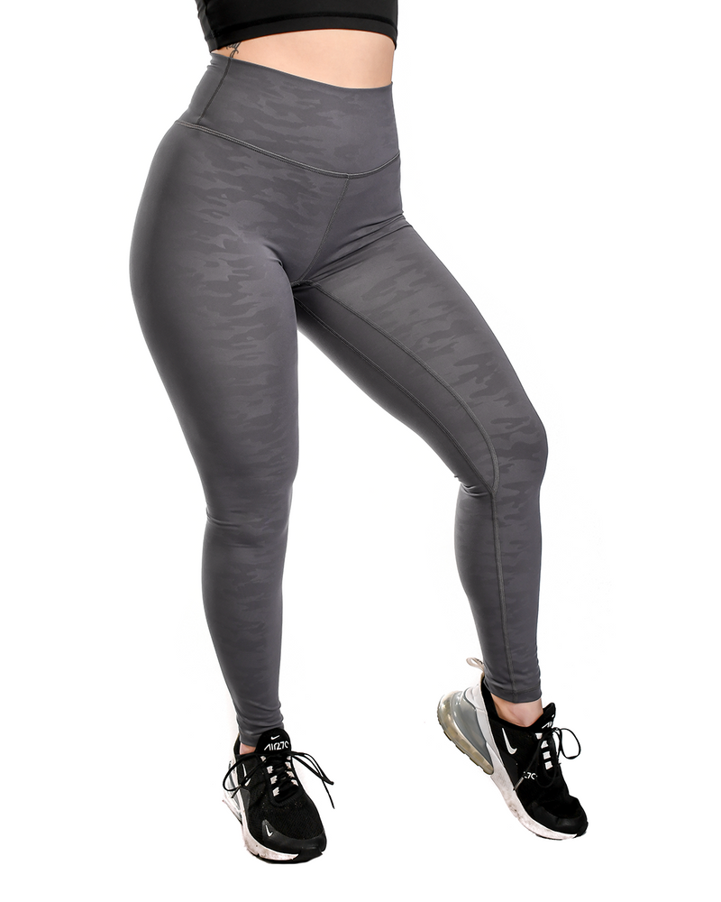 The Gray Cotton Tummy Control Legging (fits up to Plus)