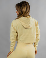 Clarity Cropped Hoodie - Ivory