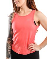 Open Back Tank Top - Coral