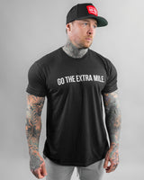 "Go the Extra Mile" T-Shirt - Black