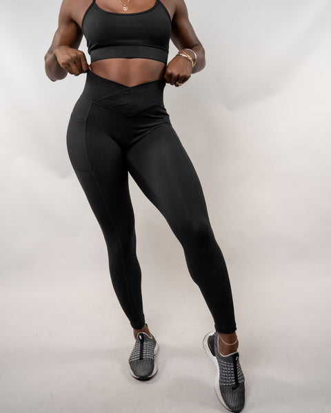 Effortless Vortex Pocket Leggings - Black – Til You Collapse