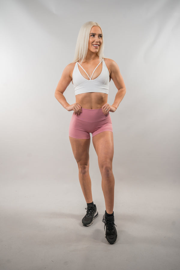 Intensity Scrunch Shorts- Barbie pink