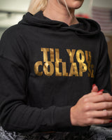 "The Originals" Cropped Pullover Hoodie - Black