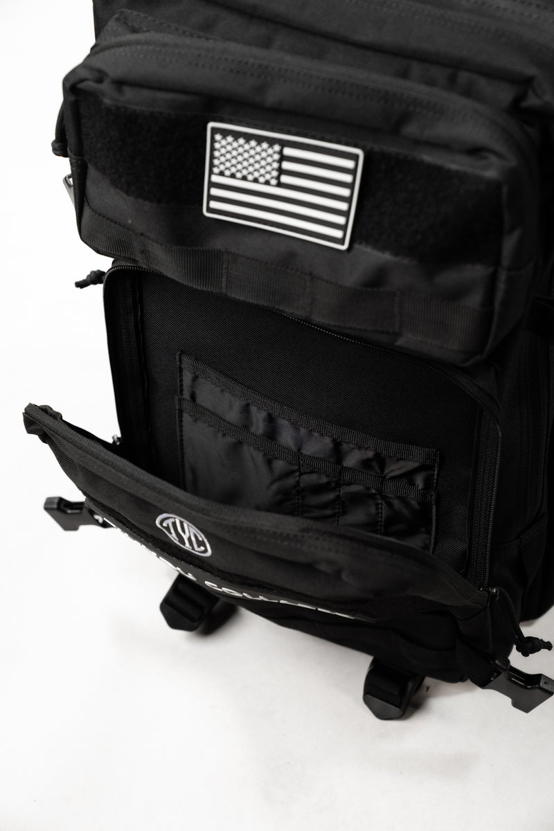 45L - TYC Tactical Backpack - Black – Til You Collapse | Multifunktionstücher