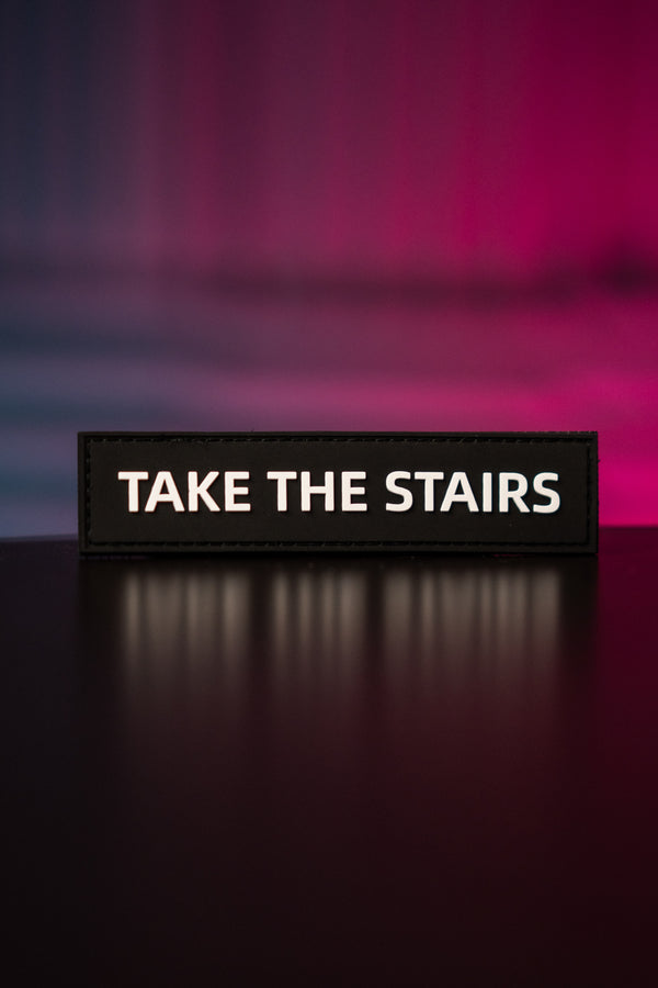 "TAKE THE STAIRS" - patch